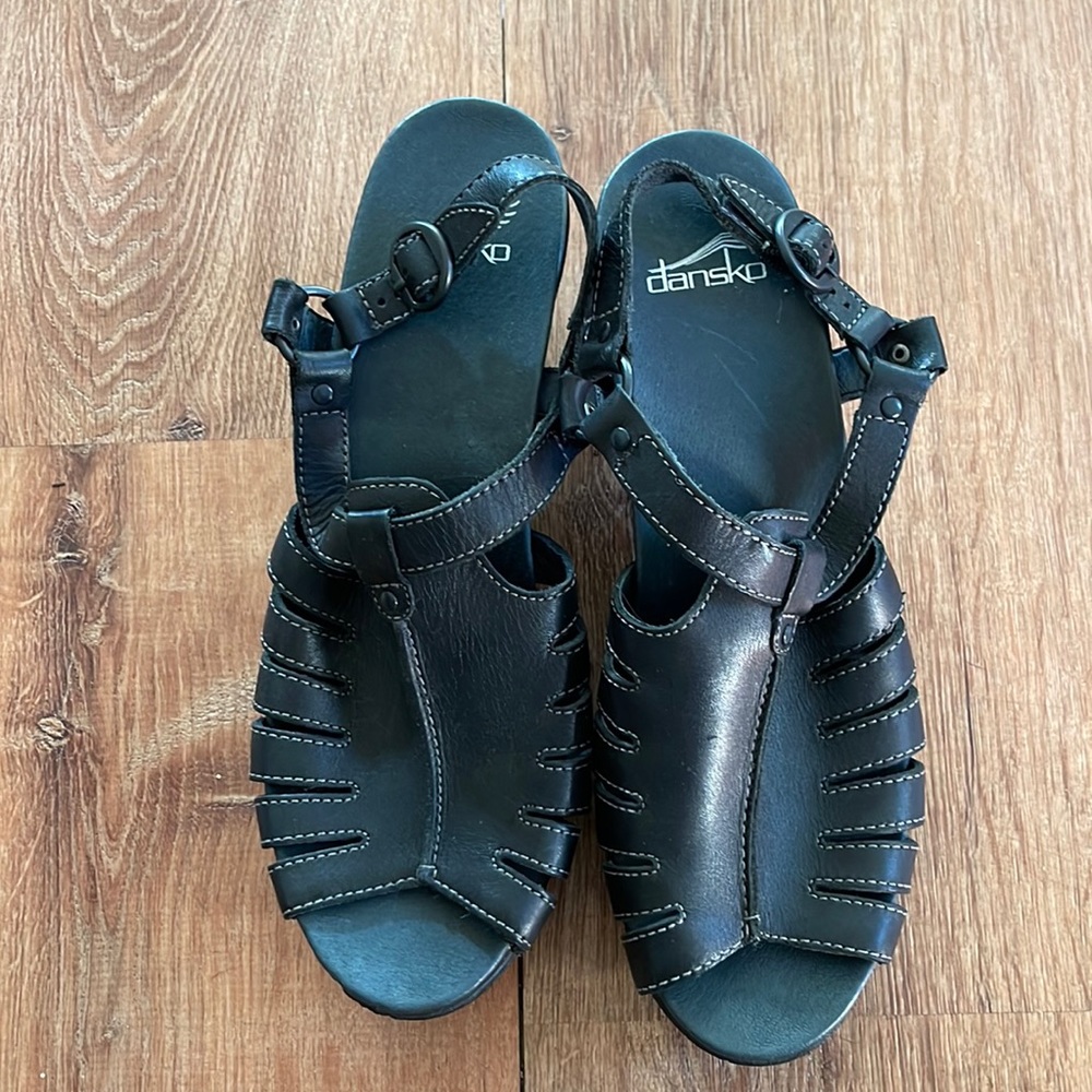 Dansko Sandal Heels worn once